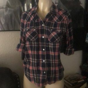 Multicolored Flannel Shirt